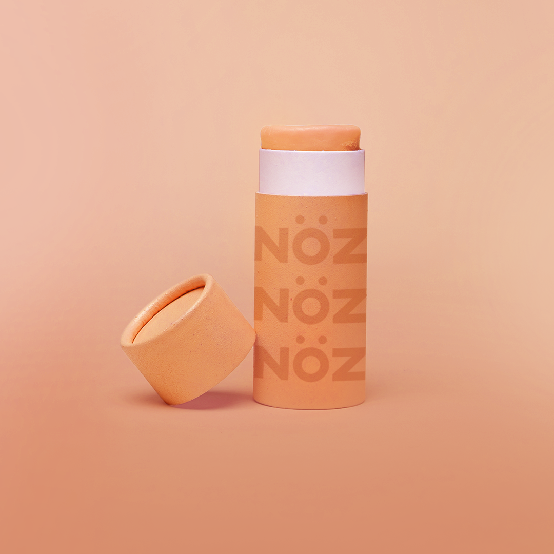 Nöz spf sunscreen formula comes in 4 shades of neons. A designed stick sunscreen that easy to carry.