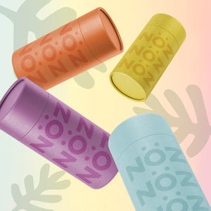 Nöz spf sunscreen formula comes in 4 shades of neons. A designed stick sunscreen that easy to carry. 